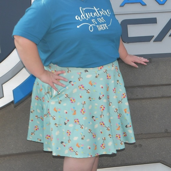 Disney Her Universe Pixar Up Icons Skater Skirt 4 EUC - Picture 2 of 6